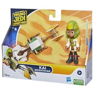 Kai Brightstar med køretøj- Young Jedi Adventures <6,5 cm>