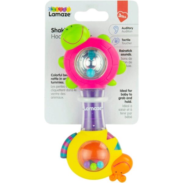 Lamaze Shakin Shells Baby Rattle - Red