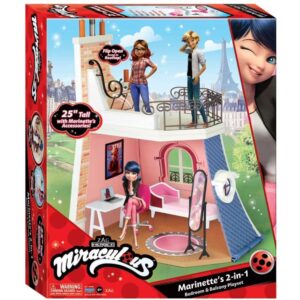 Marinette's 2-in-1 Bedroom & Balcony Playset