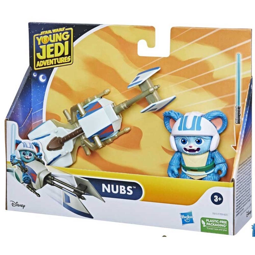Nubs med køretøj - Young Jedi Adventures <6,5 cm>